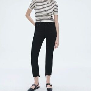 Rag & Bone Black Wren High Rise Black Jeans